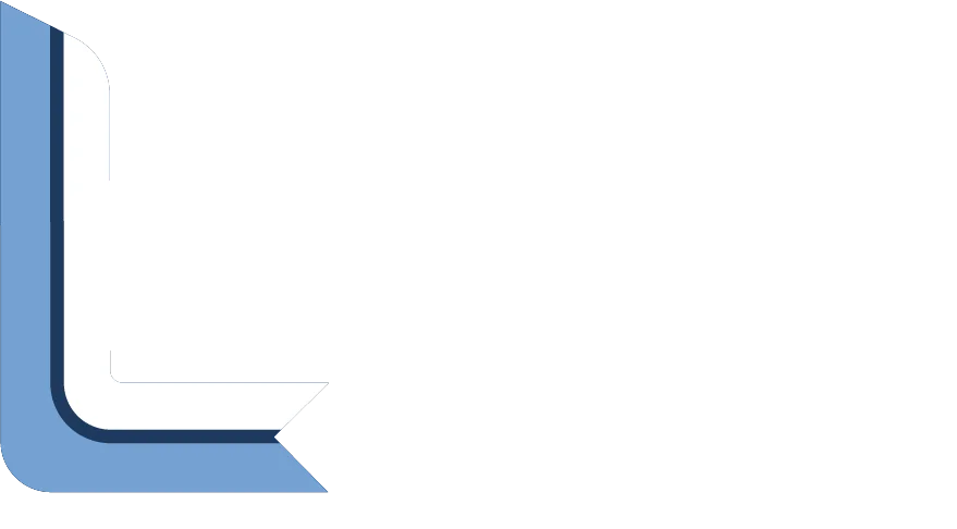 Logotyp Litera — barevná verze pro tmavý podklad